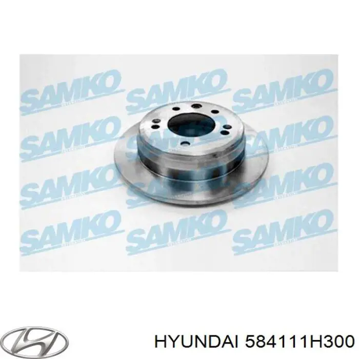 Задний тормозной диск Hyundai/Kia 584111H300 цена, от 12.70 USD