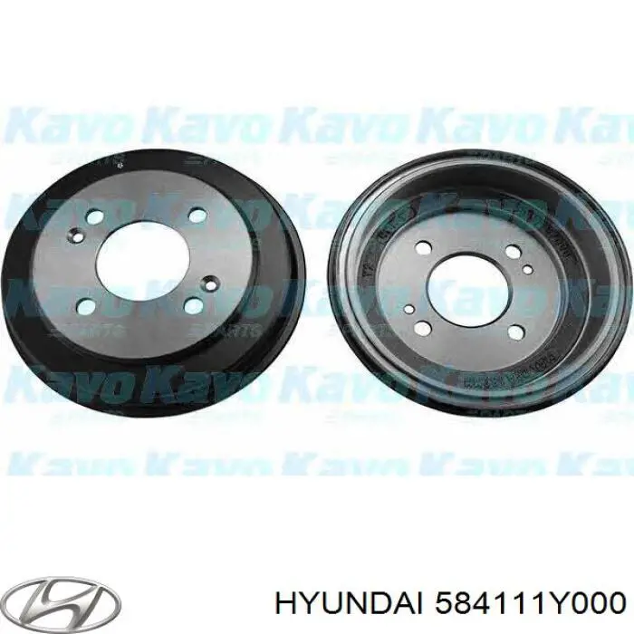 Купить 584111Y000 Hyundai/Kia Тормозной барабан