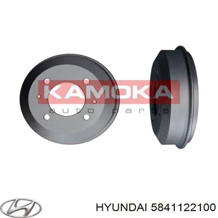 Тормозной барабан 5841122100 Hyundai/Kia