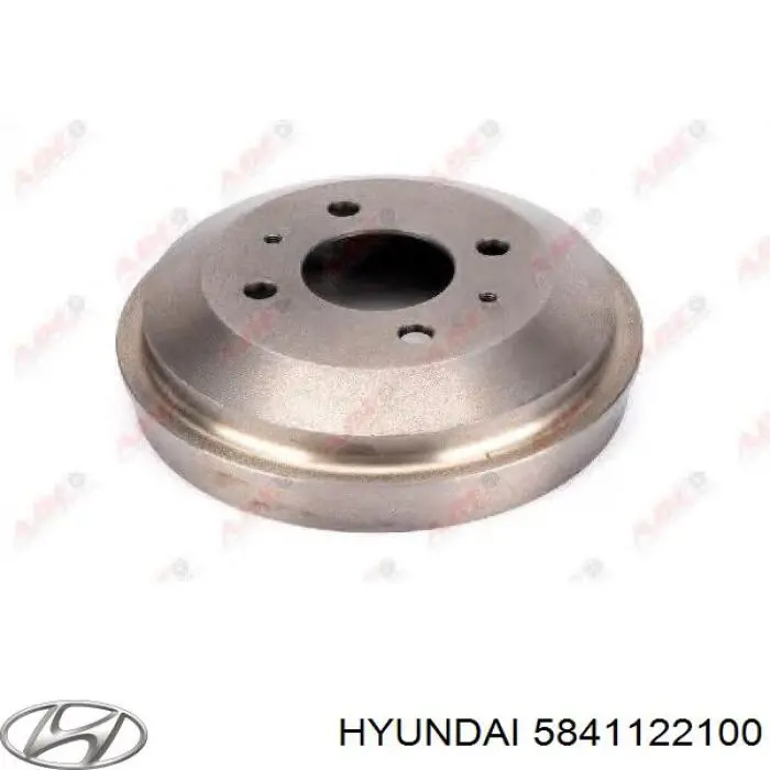 5841122100 Hyundai/Kia барабан тормозной задний