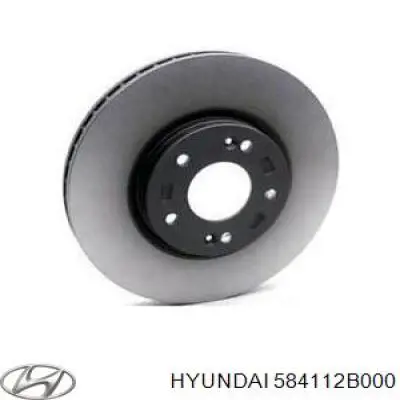 584112B000 Hyundai/Kia disco do freio traseiro