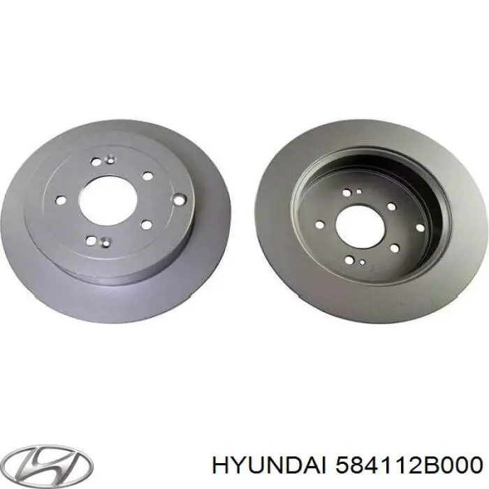 Задний дисковый тормоз Hyundai/Kia 584112B000