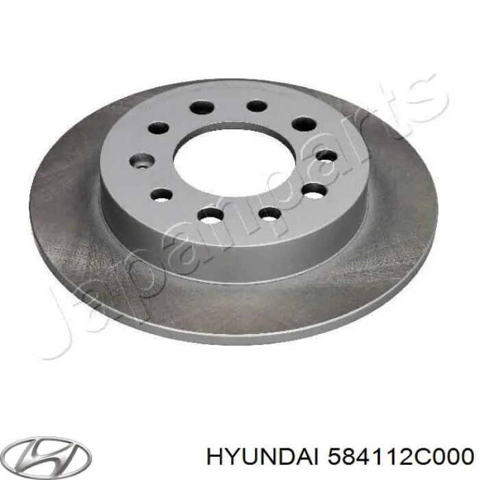 Тормозные диски 584112C000 Hyundai/Kia