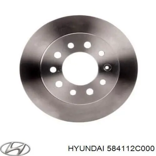 Купить 584112C000 Hyundai/Kia Диск тормозной задний