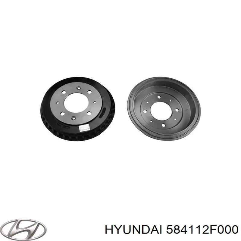Барабан тормозной задний Hyundai/Kia 584112F000 цена, от 6.10 USD
