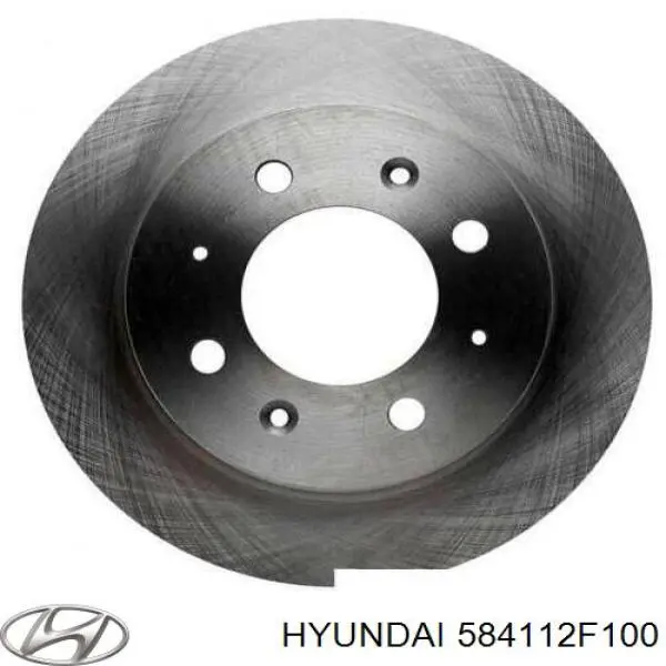 584112F100 Hyundai/Kia disco do freio traseiro