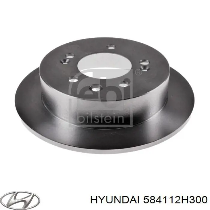 Купить 584112H300 Hyundai/Kia Диск тормозной задний