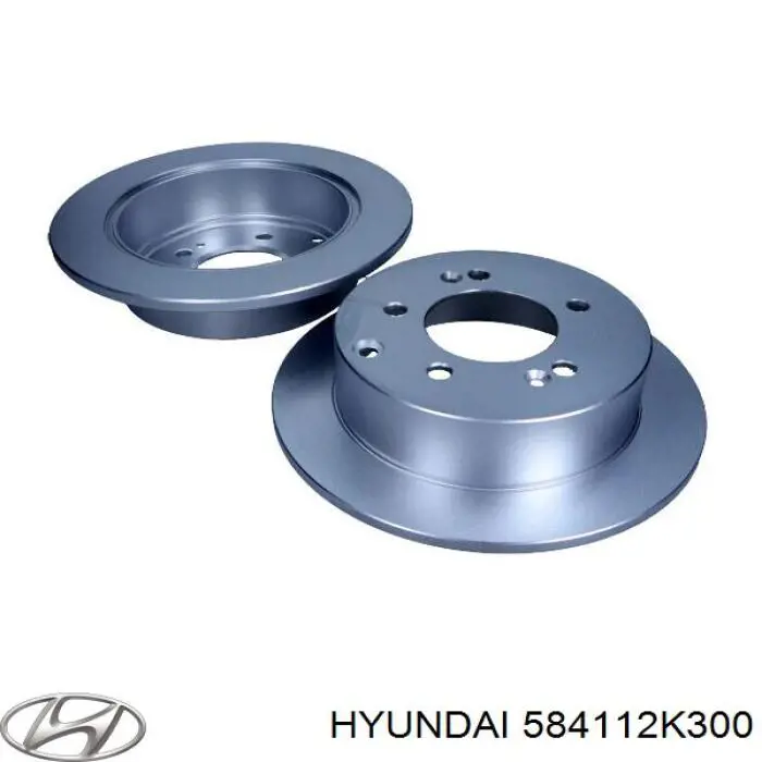 Тормозные диски 584112K300 Hyundai/Kia