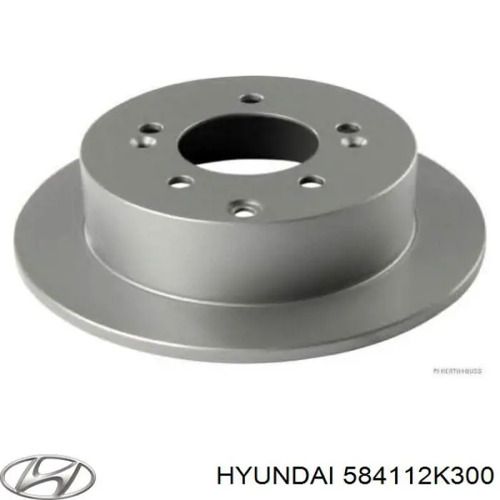 584112K300 Hyundai/Kia disco do freio traseiro