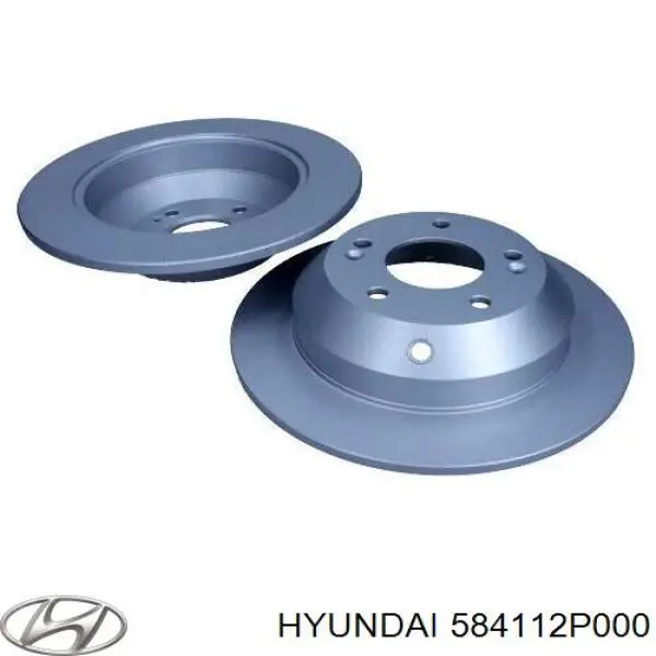 Задний дисковый тормоз Hyundai/Kia 584112P000