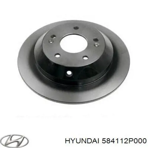 Задний тормозной диск Hyundai/Kia 584112P000 цена, от 15.12 USD