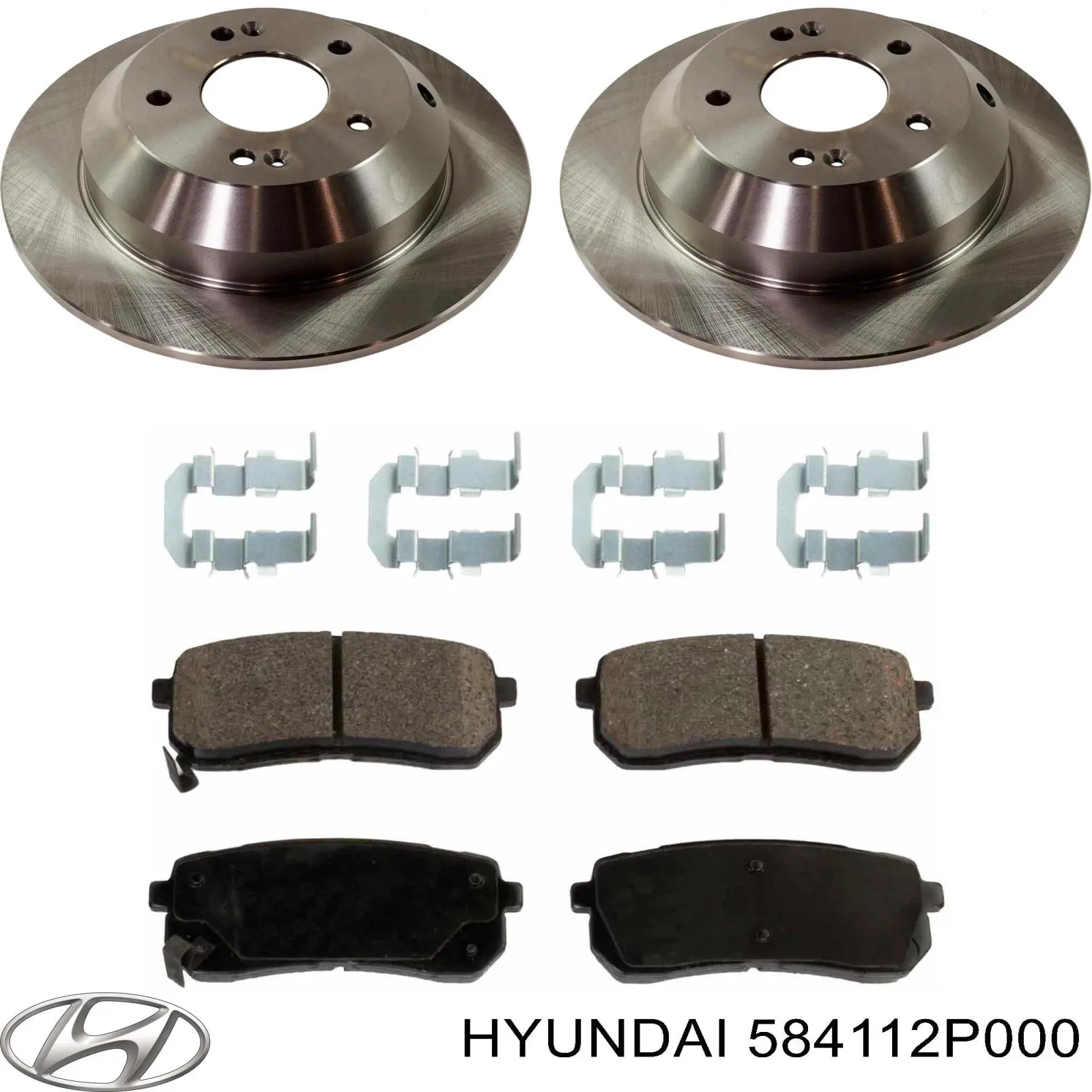 Задний тормозной диск Hyundai/Kia 584112P000 цена, от 15.12 USD