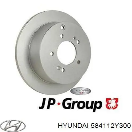 Задний дисковый тормоз Hyundai/Kia 584112Y300