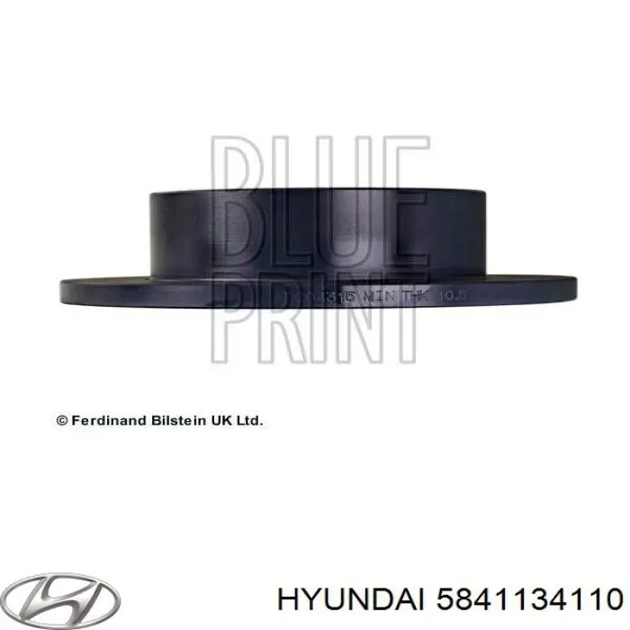 Тормозные диски 5841134110 Hyundai/Kia