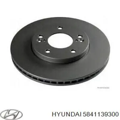 5841139300 Hyundai/Kia диск тормозной задний