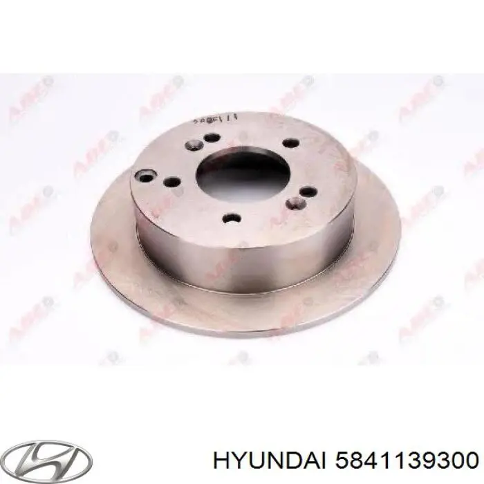Купить 5841139300 Hyundai/Kia Диск тормозной задний