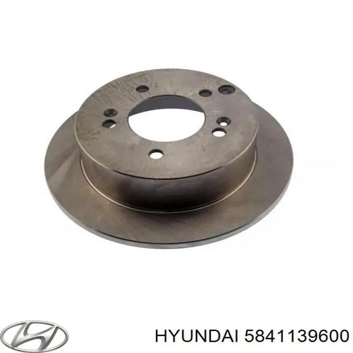 Купить 5841139600 Hyundai/Kia Диск тормозной задний