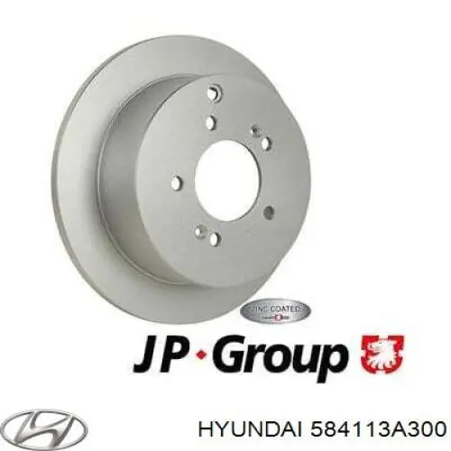 Задний дисковый тормоз Hyundai/Kia 584113A300