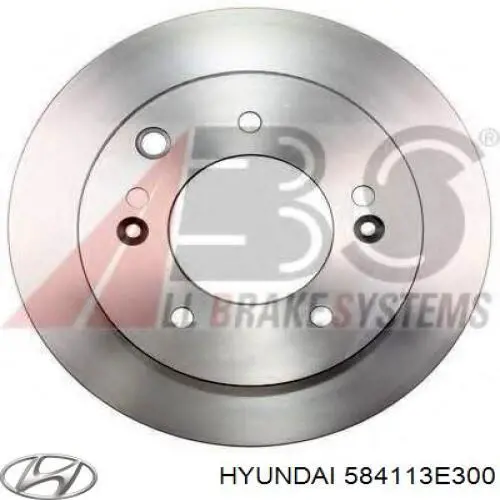 Задний тормозной диск Hyundai/Kia 584113E300 цена, от 12.67 USD