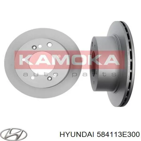 Купить 584113E300 Hyundai/Kia Диск тормозной задний