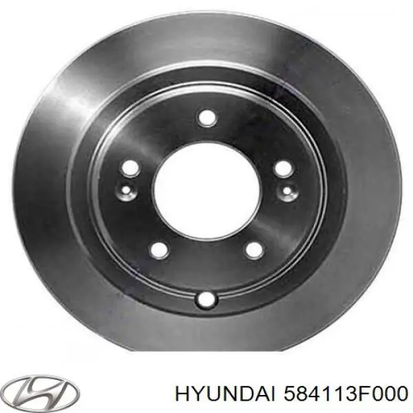 584113F000 Hyundai/Kia диск тормозной задний