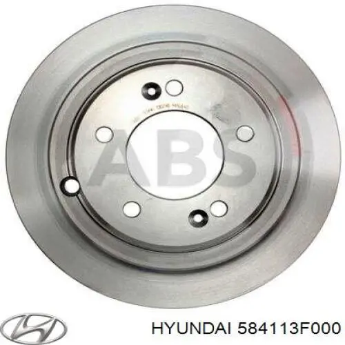 Купить 584113F000 Hyundai/Kia Диск тормозной задний