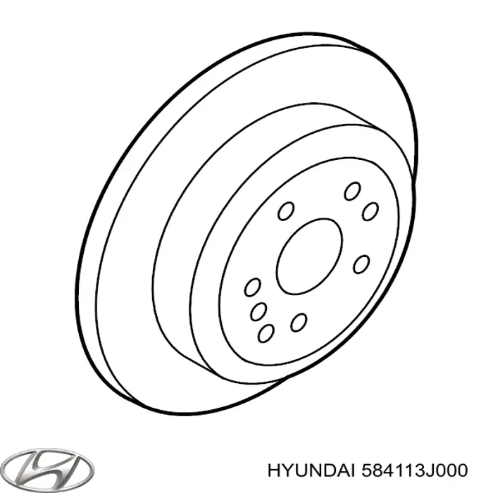Задние тормозные диски Хундай Веракруз (Hyundai Veracruz)