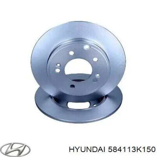 Тормозные диски 584113K150 Hyundai/Kia