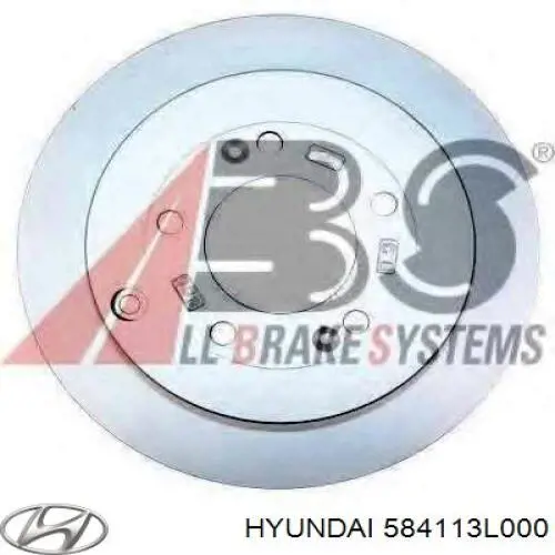 Купить 584113L000 Hyundai/Kia Диск тормозной задний