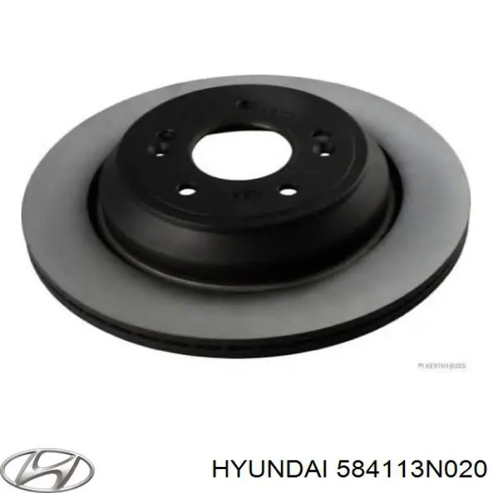Тормозные диски 584113N020 Hyundai/Kia