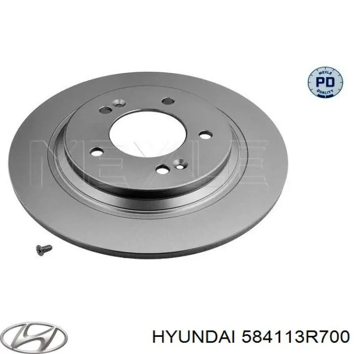 584113R700 Hyundai/Kia диск тормозной задний