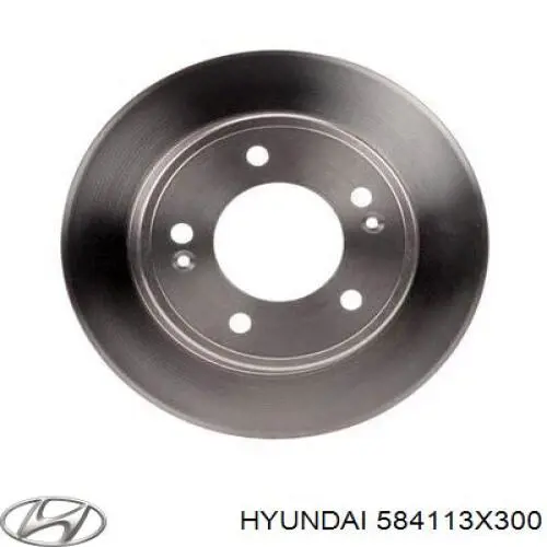 Купить 584113X300 Hyundai/Kia Диск тормозной задний