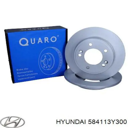 Задний тормозной диск Hyundai/Kia 584113Y300 цена, от 14.12 USD