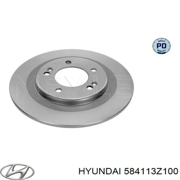 Купить 584113Z100 Hyundai/Kia Диск тормозной задний