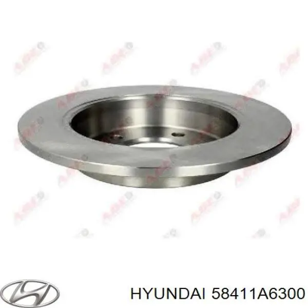 Купить 58411A6300 Hyundai/Kia Диск тормозной задний