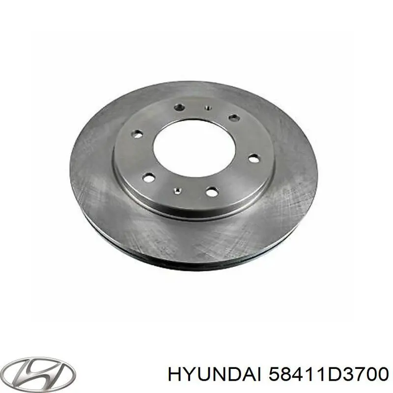 Тормозные диски 58411D3700 Hyundai/Kia