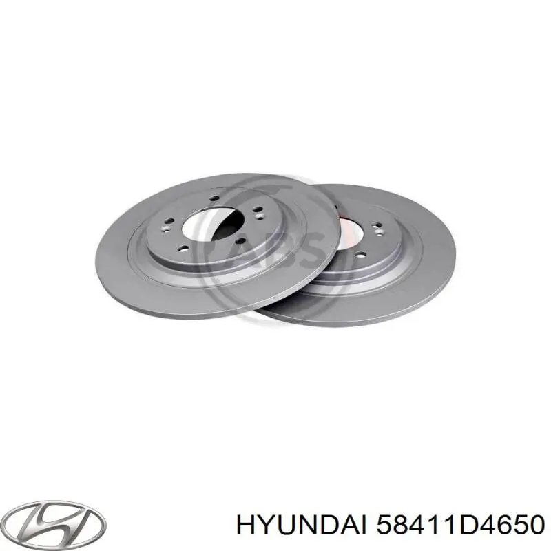 Задний тормозной диск Hyundai/Kia 58411D4650 цена, от 19.77 USD
