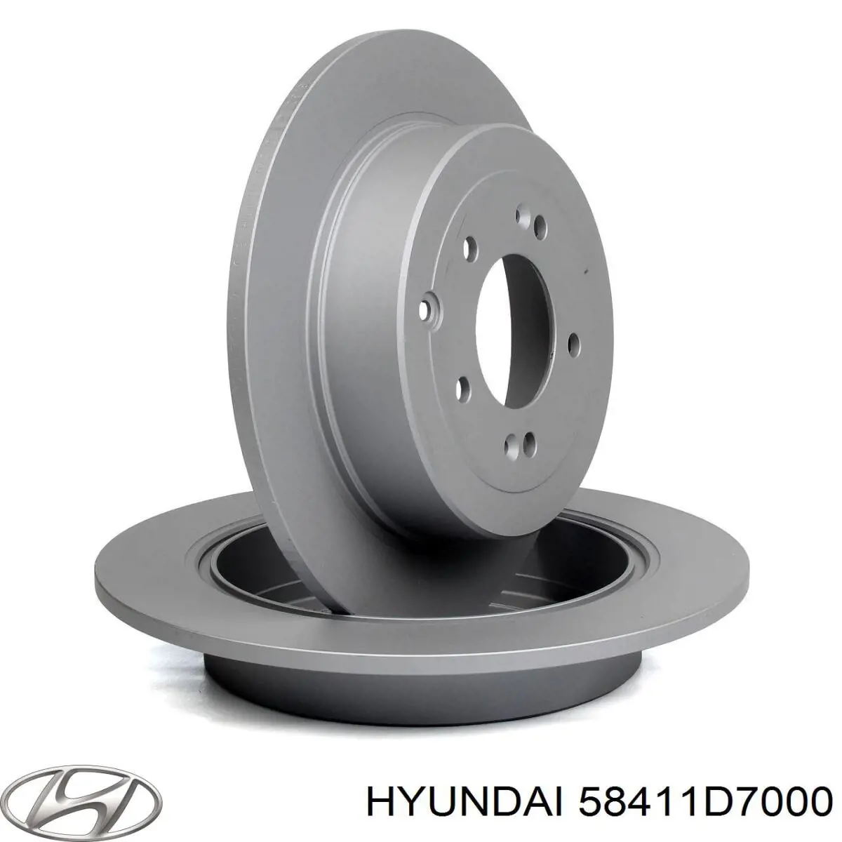 Disco de freno trasero 58411D7000 Hyundai/Kia