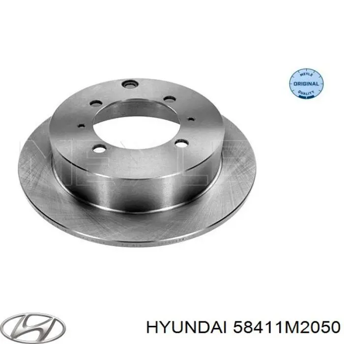 Тормозные диски 58411M2050 Hyundai/Kia