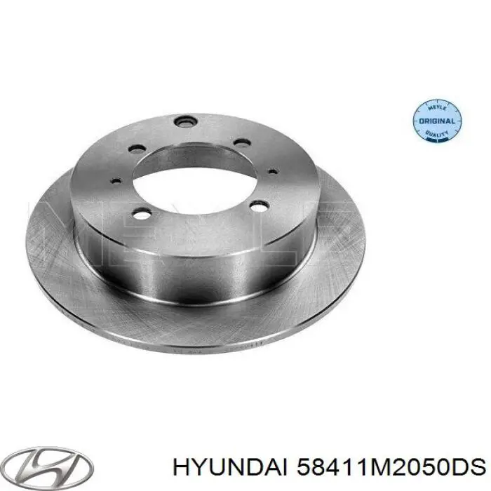 Тормозные диски 58411M2050DS Hyundai/Kia