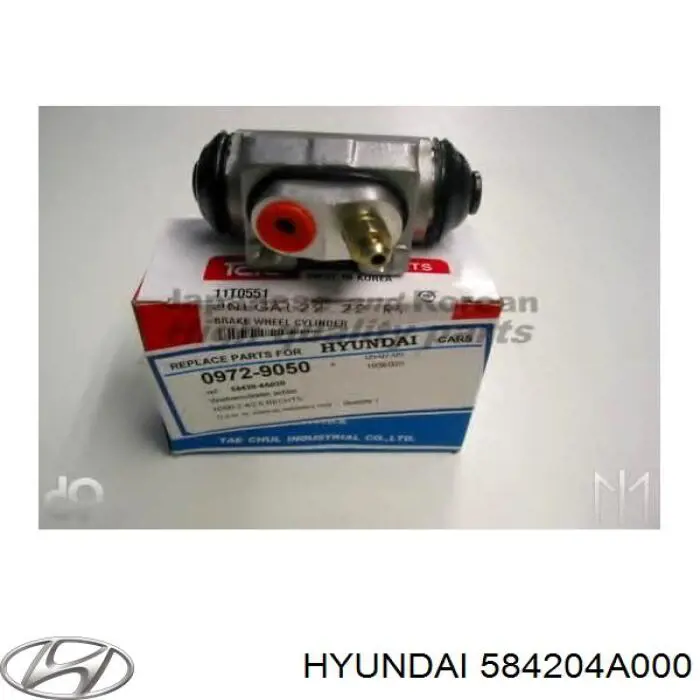 584204A000 Hyundai/Kia цилиндр тормозной колесный рабочий задний