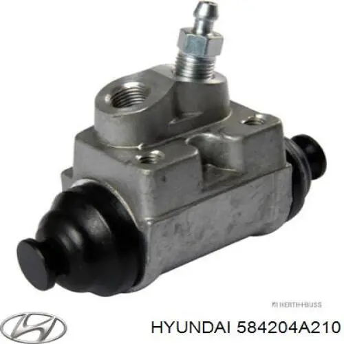 Рабочий тормозной цилиндр Hyundai/Kia 584204A210 цена, от 17.25 USD