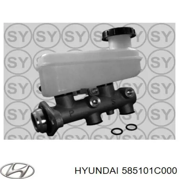 Цилиндр главный тормоза (гидротормозов) Hyundai/Kia 585101C000 цена, от 58.58 USD