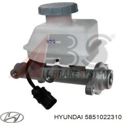 Цилиндр главный тормоза (гидротормозов) Hyundai Accent I седан (1994 - 2001) цена, от 77.31 USD