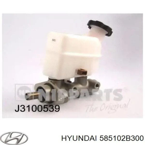 Цилиндр главный тормоза (гидротормозов) Hyundai/Kia 585102B300 цена, от 14.84 USD