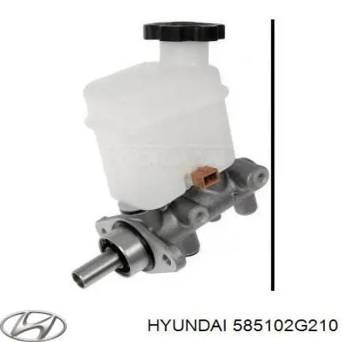 Цилиндр главный тормоза (гидротормозов) Hyundai/Kia 585102G210 цена, от 28.22 USD