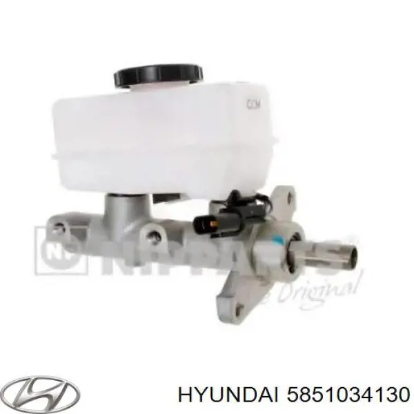 Цилиндр главный тормоза (гидротормозов) Hyundai/Kia 5851034130 цена, от  USD