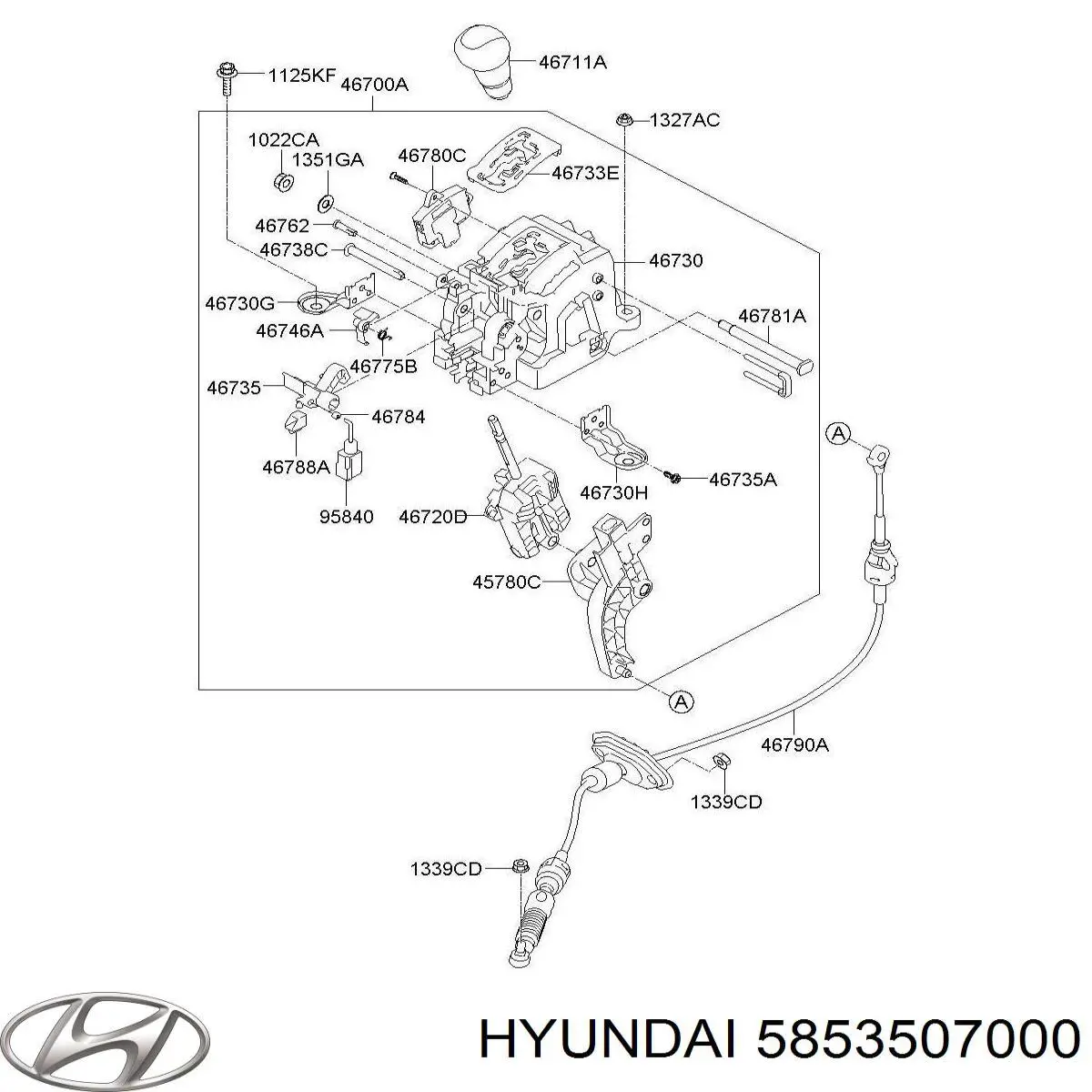 Купить 5853507000 Hyundai/Kia 
