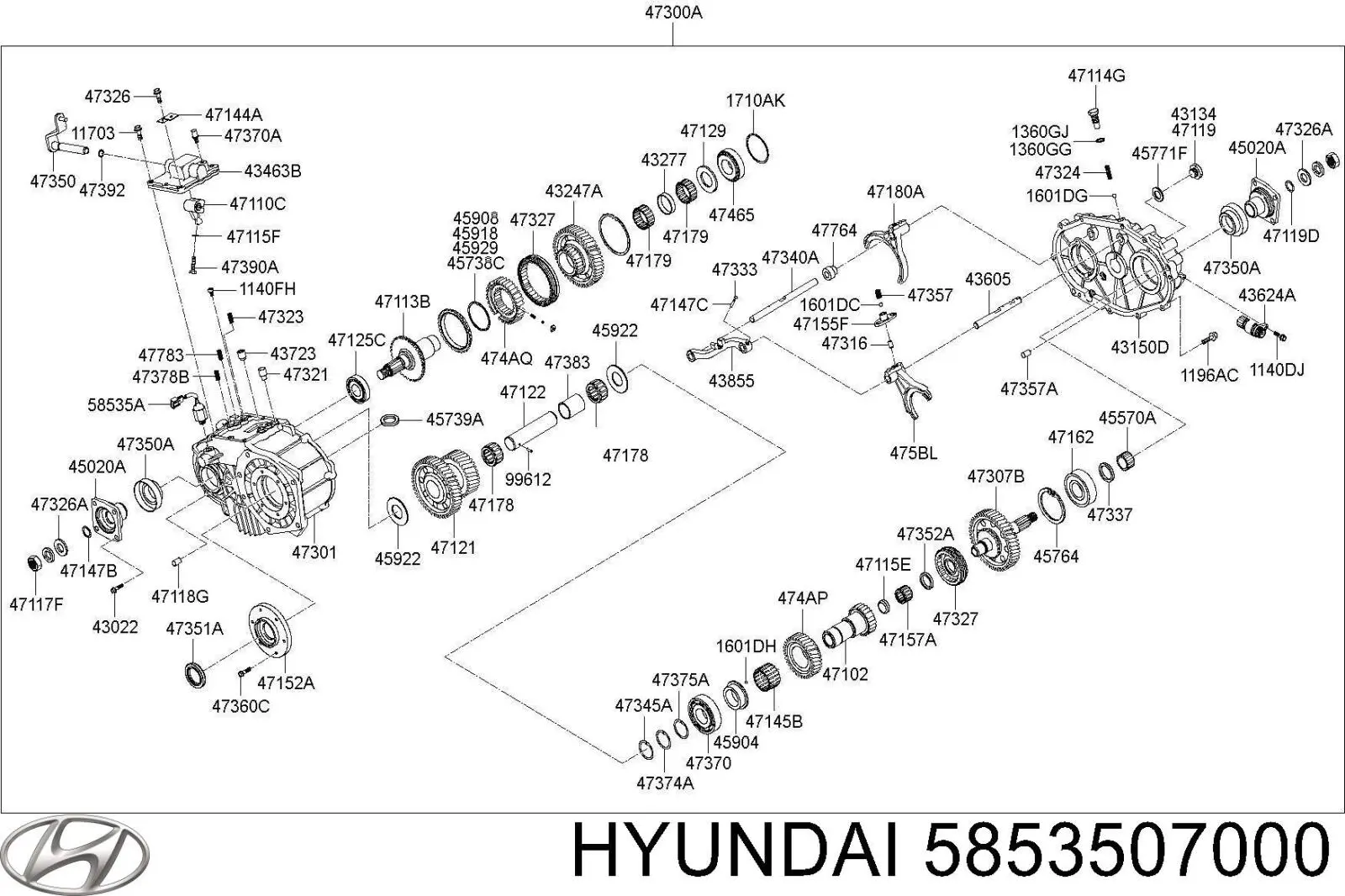  Hyundai/Kia 5853507000 цена, от 20.32 USD