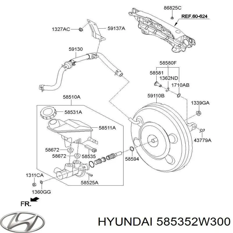 585352W300 Hyundai/Kia 